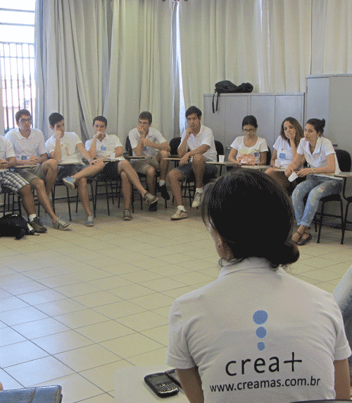 Reuniao de voluntarios Crea+ Brasil